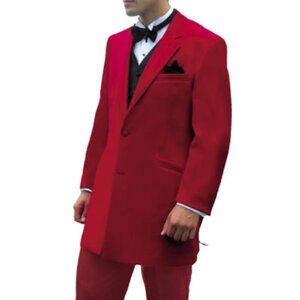 ANDREW FEZZA Red Suit Coat